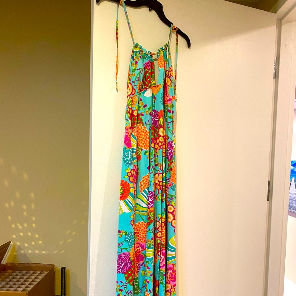 Colorful bright Trina Turk dress